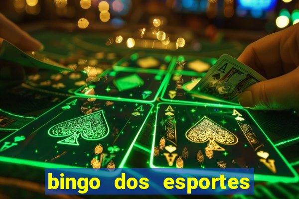 bingo dos esportes para imprimir